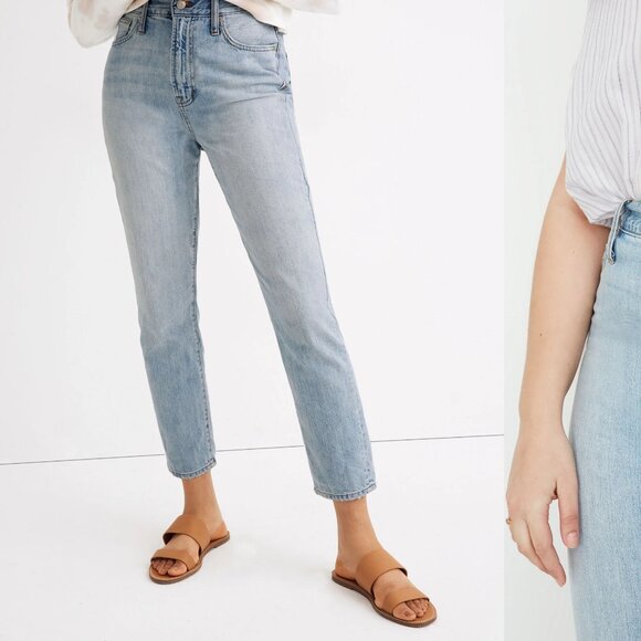 MADEWELL the curvy perfect vintage jeans in fitzgerald wash (sz31) - Picture 3 of 16